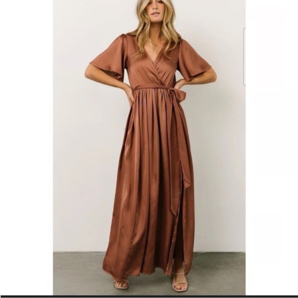 NWT Baltic Born Sicily Satin Dress